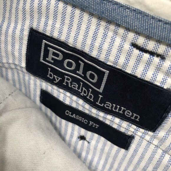 Polo Ralph Lauren Classic Fit Chino Pants Mens 36T 36x36 Flat Front Straight - Picture 11 of 13